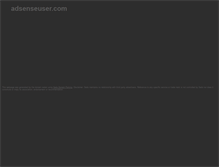 Tablet Screenshot of adsenseuser.com